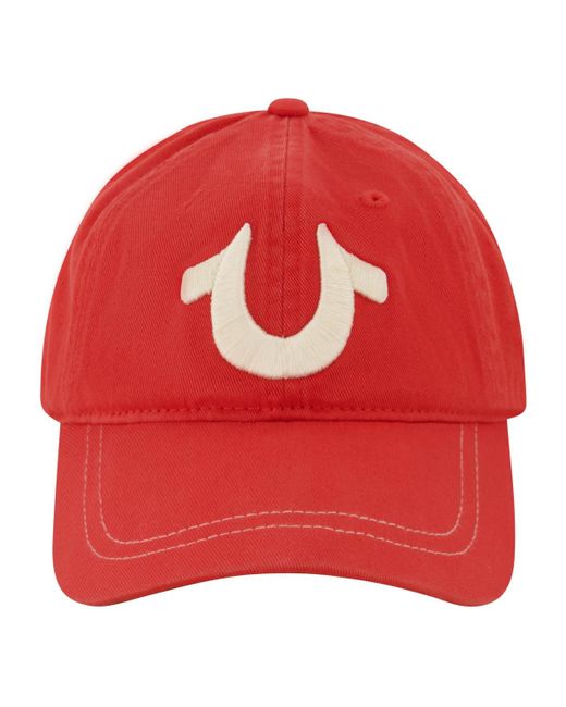 True Religion Red Concept One Cap for men