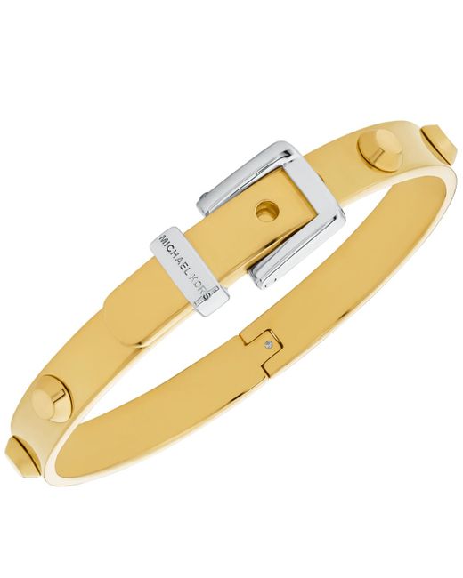 Michael Kors Colby Buckle Bangle Bracelet in Metallic Lyst