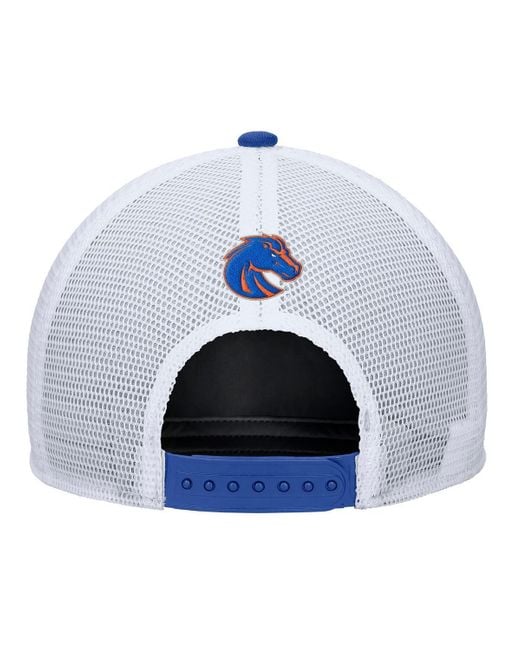 Nike Blue Boise State Broncos 2025 On-field Rise Trucker Performance Adjustable Hat for men