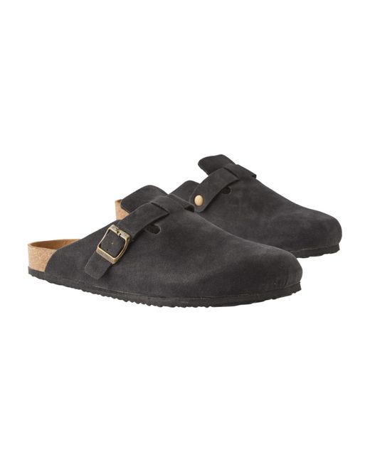 Cotton On Black Closed Toe Buckle Slide for men