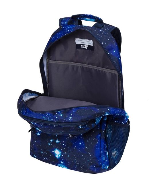 Lands' End Blue Kids Classmate Extra Large Backpack