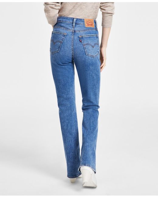 Levi's Blue 725 High-waist Classic Stretch Bootcut Jeans