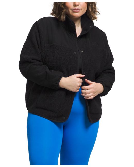 North face plus deals size women's fleece jackets