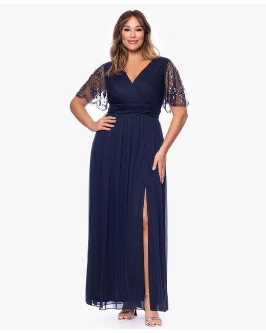 women's xscape dresses Long Satin Boat Neck Dress - Chocolate ready dress cut from stretchy scuba fabric for comfortable movement. Women's Xscape Evenings Dresses |