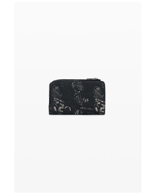 Desigual Black Medium Graffiti Wallet