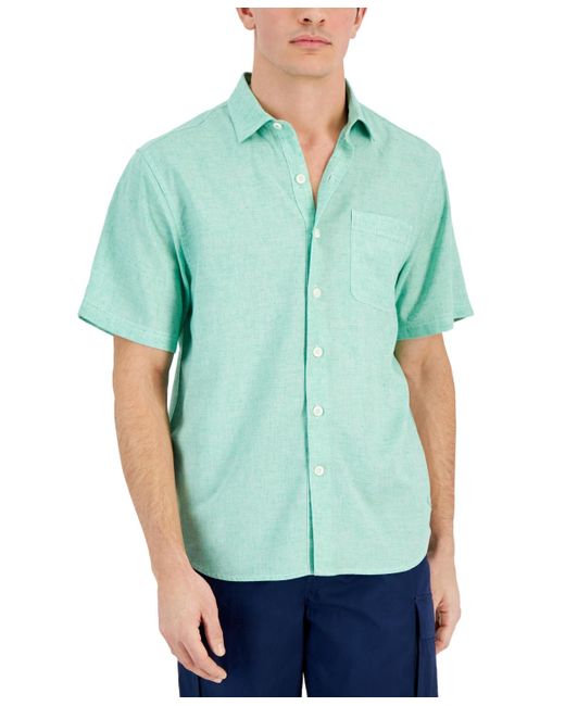 Tommy Bahama Green Sand Desert Short-sleeve Shirt for men