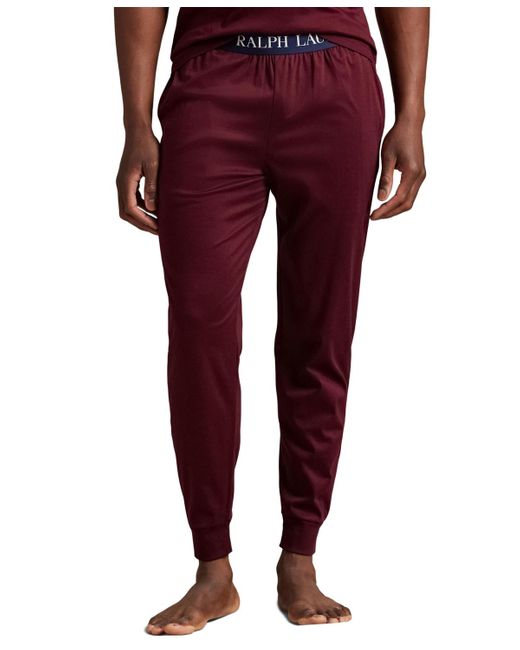 Polo Ralph Lauren Red Elastic Waist Pajama jogger Pants for men