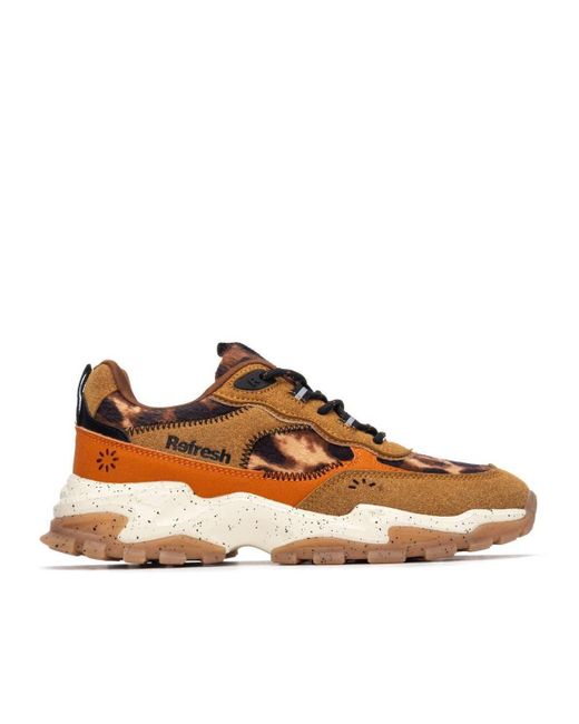 Xti Brown Casual Sneakers Refresh Collection By