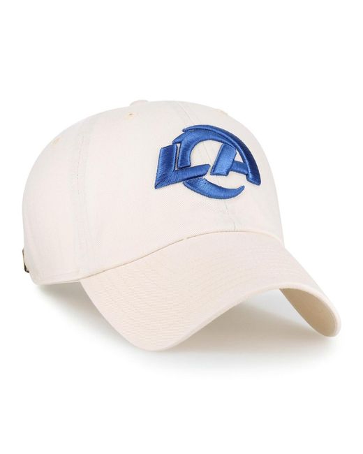 '47 Blue Los Angeles Rams Clean Up Adjustable Baseball Cap for men