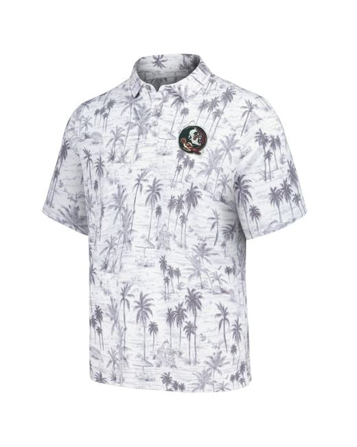 Tommy Bahama White Penn State Nittany Lions Sport Cabana Shores Island Zone Tri-blend Polo for men