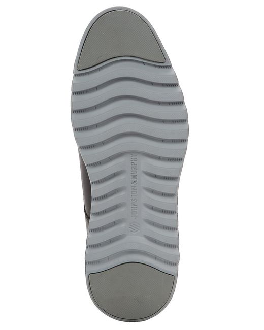 Johnston & Murphy Black Braxton Plain Round Toe Shoes for men