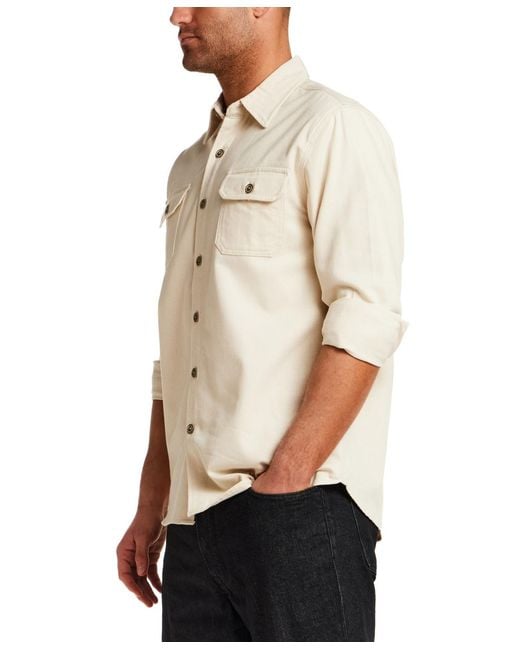Vintage & Black Natural Regular-fit Collared Jacket for men