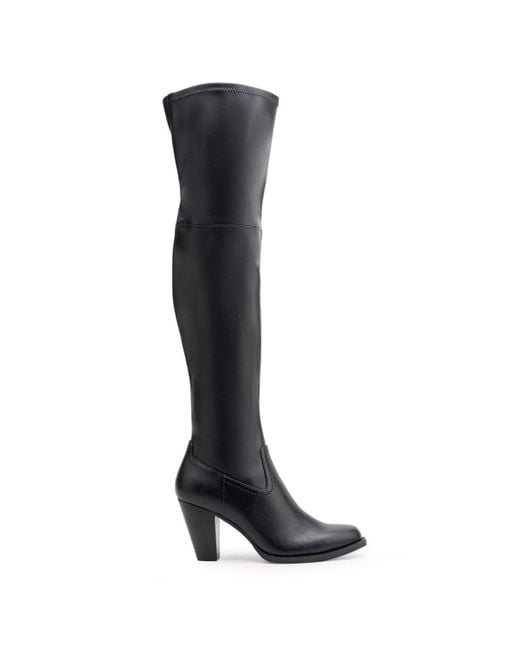 Aerosoles Lewes Over The Knee Dress Boot in Black | Lyst