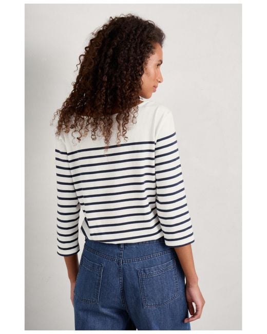 Seasalt Cornwall Gray Sailor Top