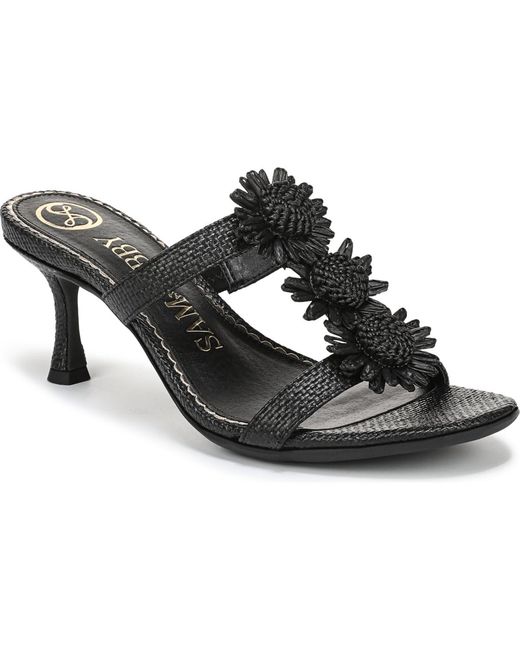 Sam & Libby Black Joy Open Toe Sandals