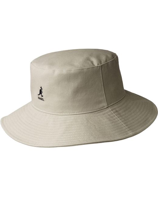 Kangol Natural Washed Fisherman Hat Bucket Hat for men
