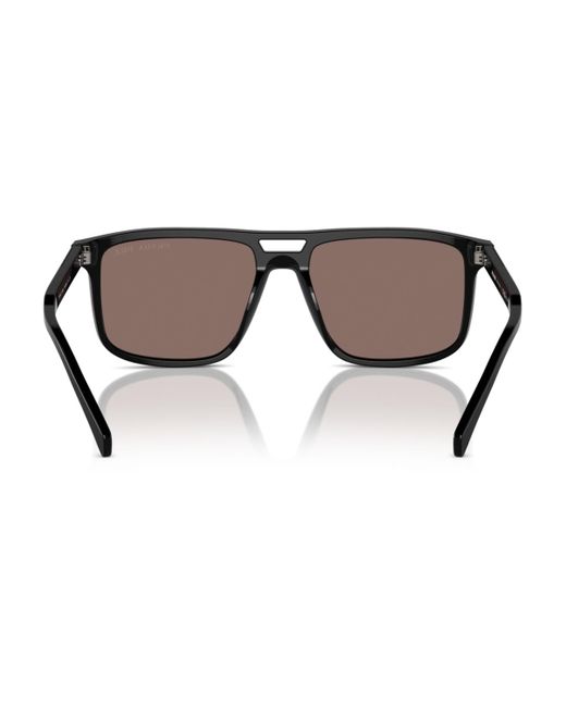 Prada Brown Polarized Sunglasses for men