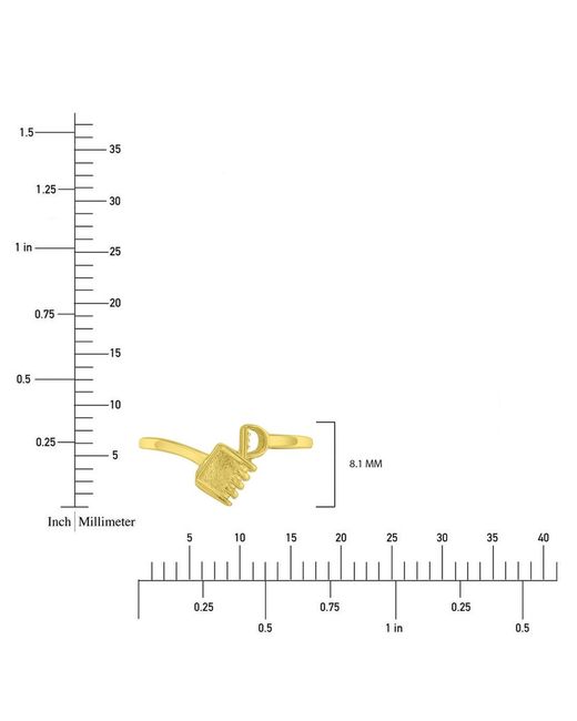 Roxy Waterproof Yellow Key Lock Toe Ring