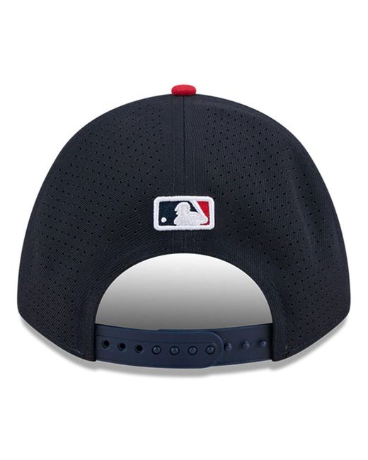KTZ Blue Navy/red Boston Red Sox 2025 Mlb All-star Game Workout 9forty M-crown Adjustable Hat for men