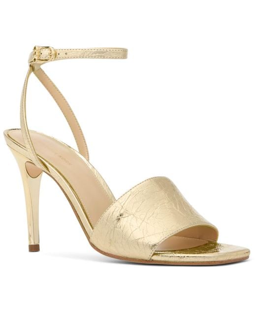 Michael Kors Metallic Elyse Heeled Sandals