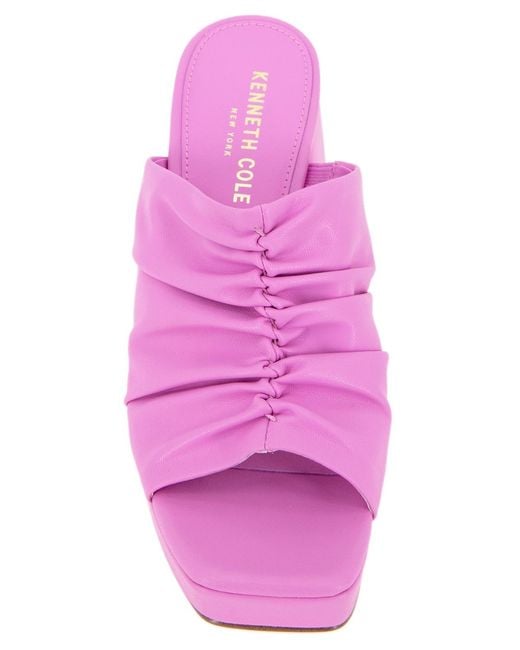 Kenneth Cole Pink Anika Platform Mules