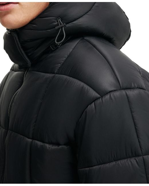 Cotton On Black Puffer Jacket for men