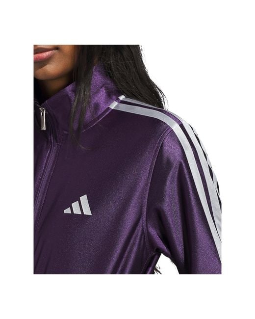 Adidas Purple Shine Regular Fit Sportswear Jacket