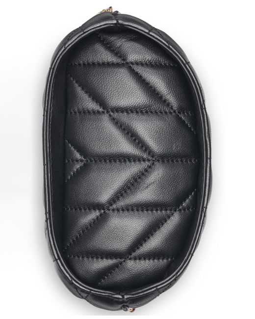 Karl Lagerfeld Black Lafayette Leather Crossbody Bag