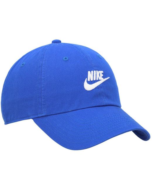 Nike Blue Futura Wash Club Adjustable Hat for men