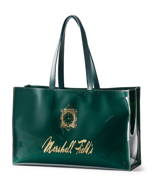 Macy's Green Marshall Field's Large Tote Bag
