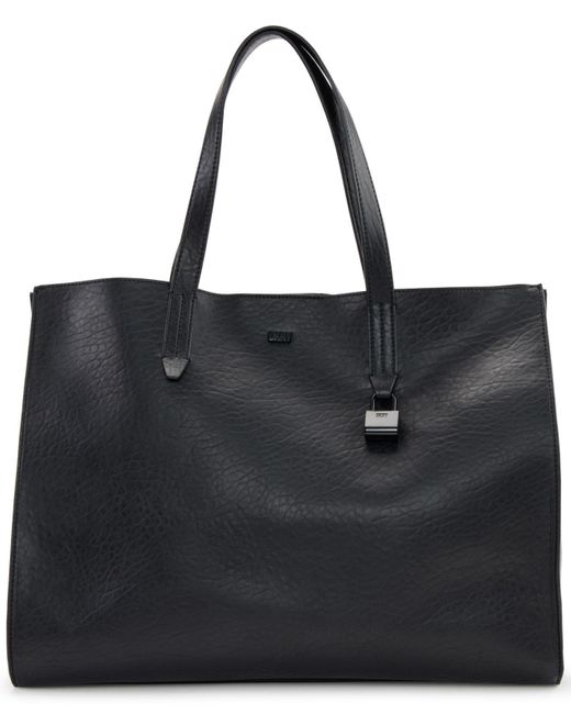 DKNY Synthetic Maze Book Tote in Black | Lyst