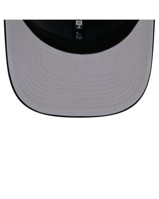 KTZ Black Los Angeles Kings Core Trucker 9seventy Stretch-snap Hat for men
