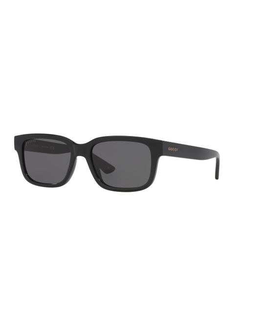 Gucci Black Rectangle Sunglasses for men