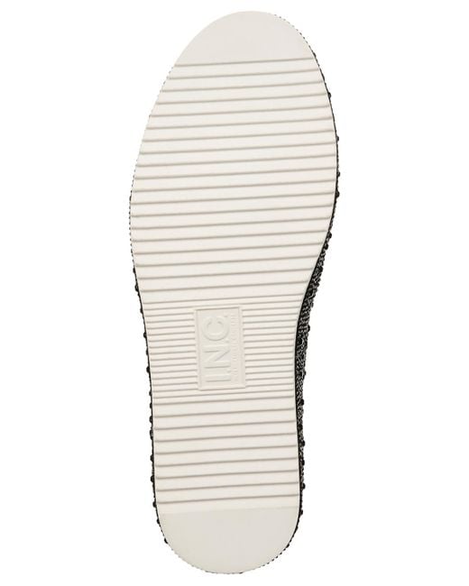 INC International Concepts Black Lenna Slip-on Embellished Sneakers
