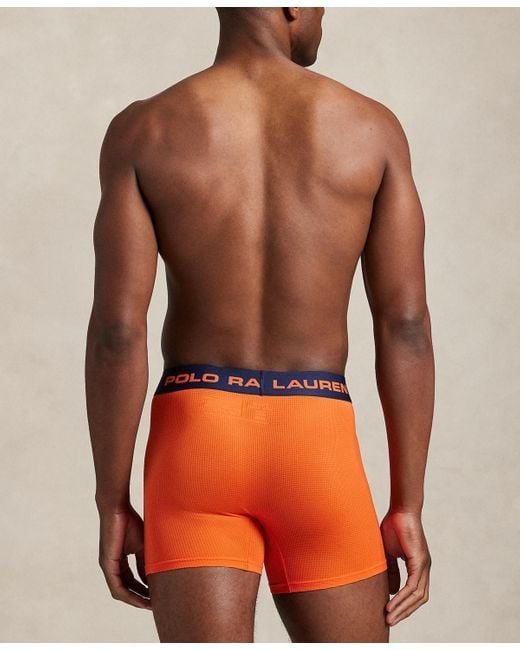 Polo Ralph Lauren Orange Perfect Pouch Boxer Briefs for men