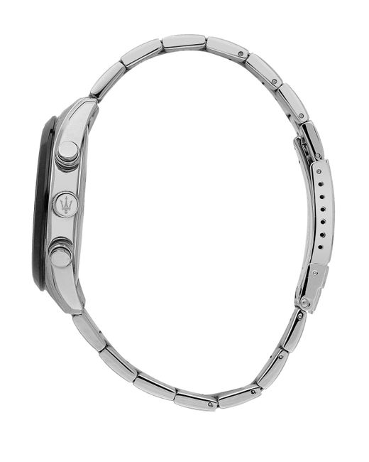 Maserati Gray Multifunction Metal Band Watch for men