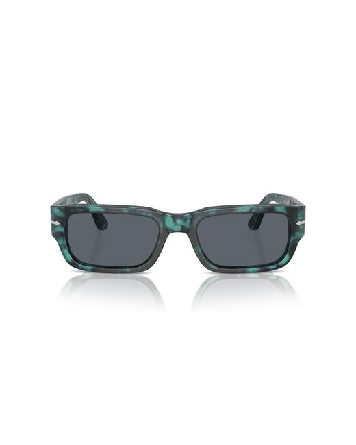 Persol Blue Rectangle Sunglasses