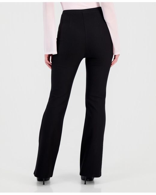 BarIII Black Pull-on Flare Pants