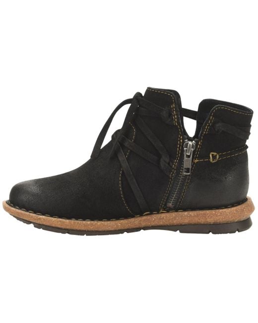 Born Black Tarkiln Round Toe Booties