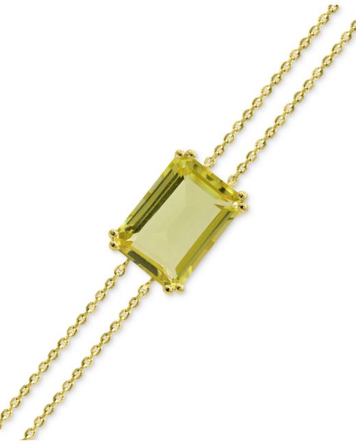 Macy's Metallic Gemstone Bracelet