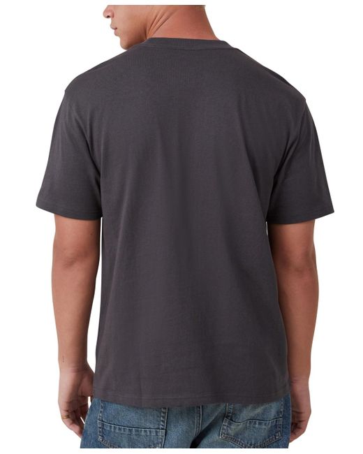 Cotton On Black Loose Fit Music T-shirt for men
