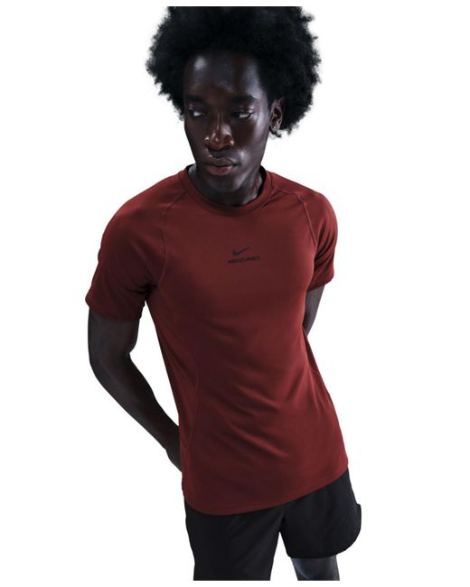 Nike Red Pro Training Dri-fit Short-sleeve T-shirt for men