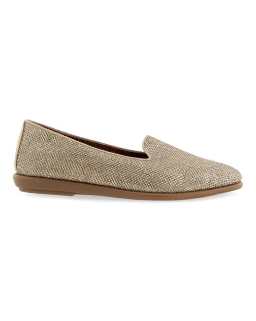 Aerosoles White Betunia Closed Toe Flats