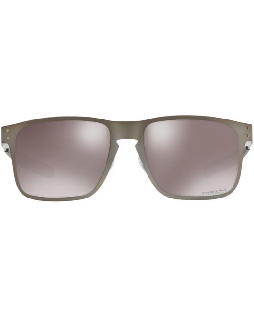 Oakley Polarized Holbrook Metal Prizm Black Polarized Sunglasses , Oo4123 55 for men