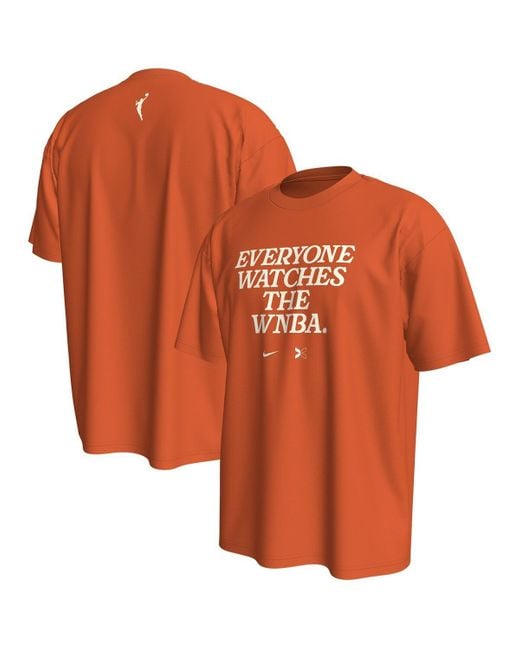 Nike Orange X Togethxr And Everyone Watches The Wnba T-shirt