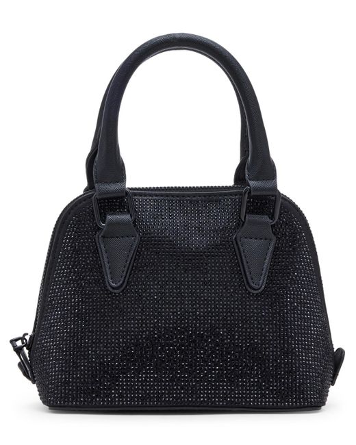 Steve Madden Hope Embellished Mini Top Handle Bag in Black | Lyst