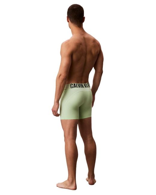 Calvin Klein Green Intense Power Boxer Briefs for men