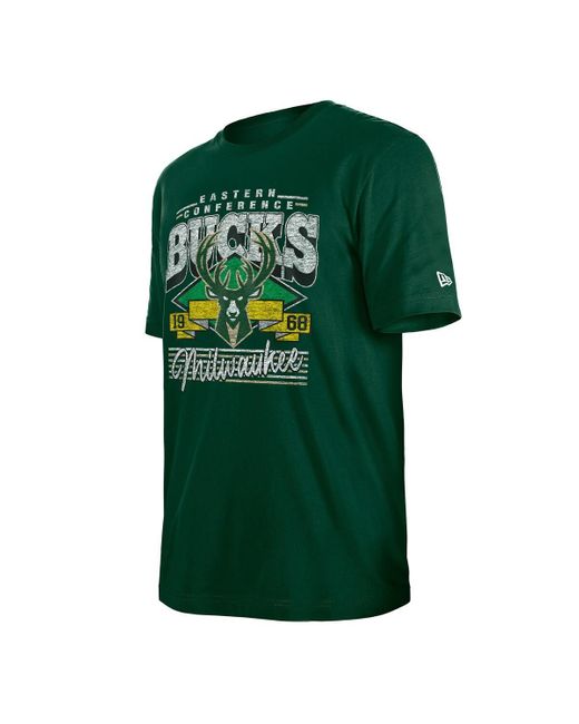 KTZ Green Milwaukee Bucks Sport Classics T-shirt for men
