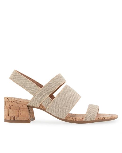 Aerosoles Multicolor Chara Round Toe Slingback Sandals