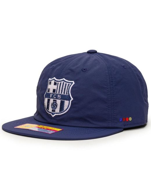 Fan Ink Blue Barcelona Pipeline Adjustable Hat for men